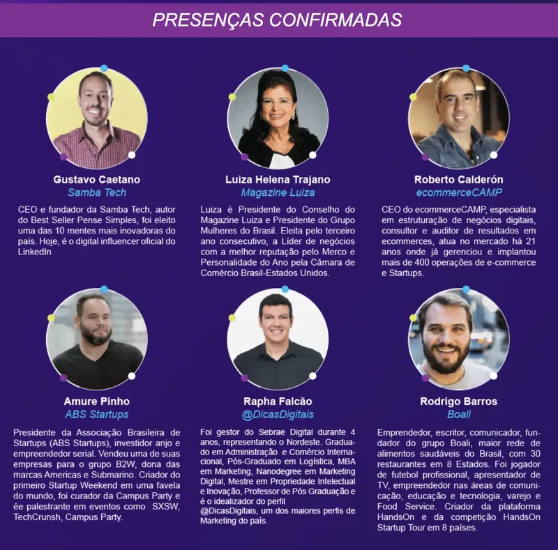 Palestras e conteúdos pelo mercado